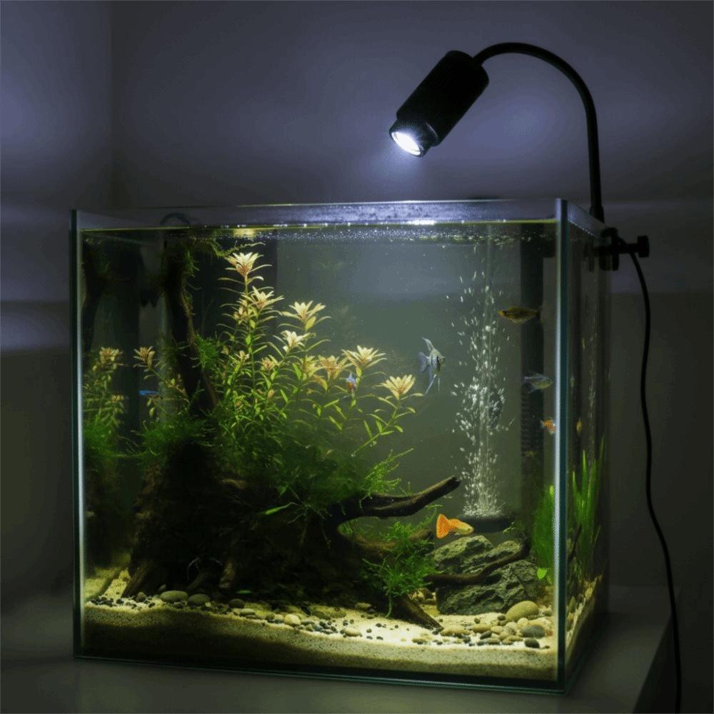 Rotatable LED Aquarium Light 3/12 W Grow Light Decorative Landscape Lamps  Reptile Tank