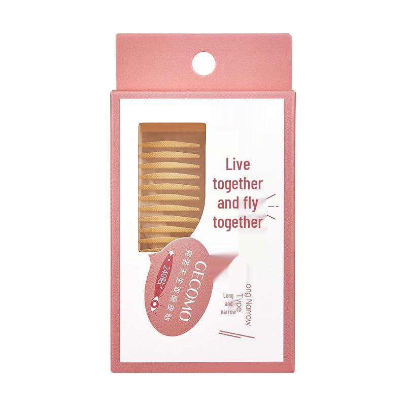 Adesivos para Pálpebra Dupla Naturais GECOMO: Suporte Invisível para Pálpebras Internas, Simples e Caídas.