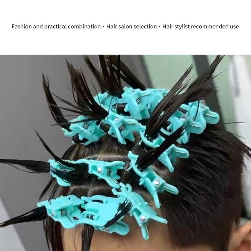 Portable Hair Voluming Clip Men's Perm Clips Hair Styling Tools Hair Perm Insulation Clips 25Pcs Volumizing Hair Clips