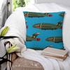 Thunderbird  Aircraft Thunderbirds TV Original Series Virgil Tracy Square Pillowcase Pillow Cover Throw Pillow for Home Sofa