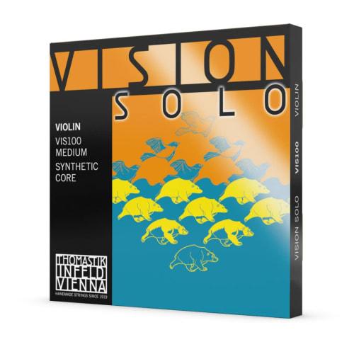 

THOMASTIK Vision solo Violin String Set (4 strings, E, A, D, G) 4/4 (VIS100) (Set includes VIS01, VIS02, VIS03, VIS04)