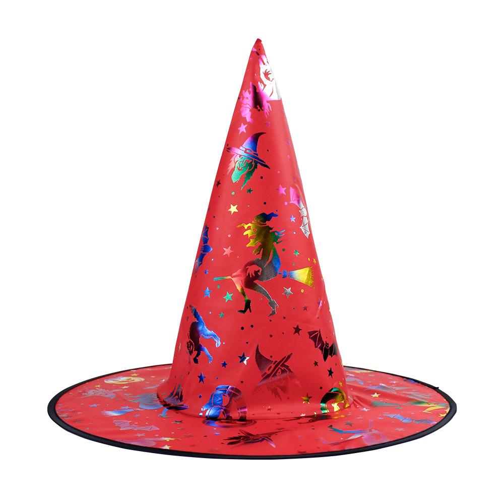 Light-Up Spiderweb Witch Hat Halloween Decoration