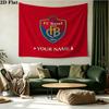 Custom Name FC Basel Printed Tapestry – Wall Hanging for Bedrooms, Dorms, and Home Decor