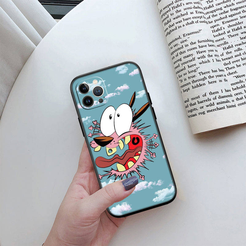 IR5 Courage Cowardly Dog Phone Case for Xiaomi Poco F7 M7 X7 C75 C71 C51 C50 C55 C65 C40 F6 F5 X6 X4 X3 X2 M6 M5 M4 M3 M2 F3 F2 F1 Pro