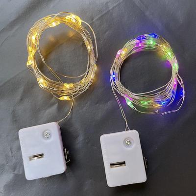 Catena Luminosa a LED a Batteria con Viti: Ghirlanda e Decorazione Colorata a Tre Velocità