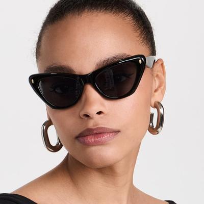 Small Frame Cat Eye Sunglasses Super Cool Concave Shape Street Fashion Female All-match Trendy Personality Shades
