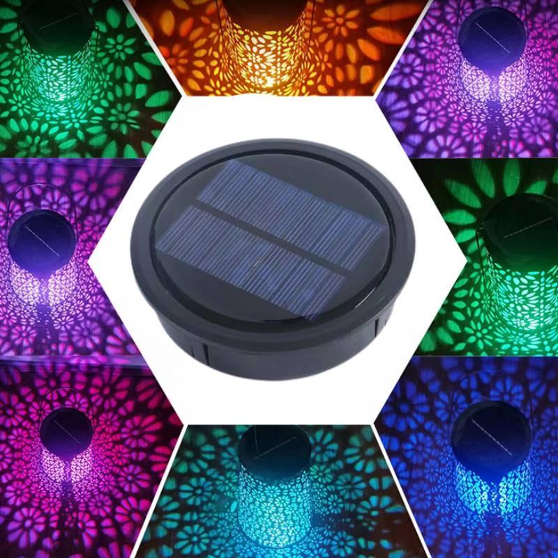 Licht Solar Ersatzoberteil Lithiumbatterie Außenhofzubehör Beleuchtung