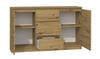 Chest Of Drawers 2D3S 120Cm Artisan Oak Doors Living Room