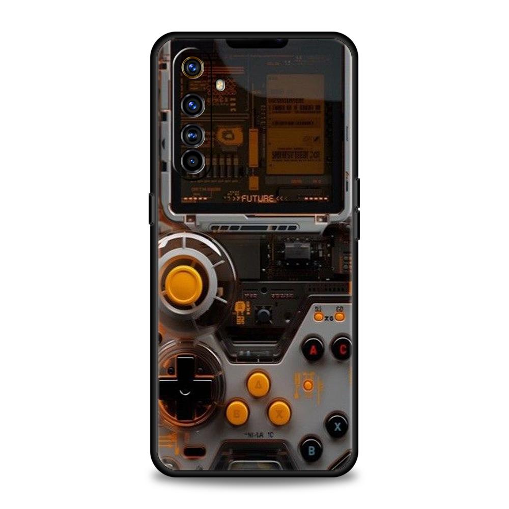 Painted Gaming Consoles Soft TPU For Realme 12 11 10 9 Pro Plus GT2 GT3 GT5 7 8 Pro C21 C25 C35 Pro 5G Shockproof Phone Case Bag