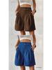 2026TK Summer Women's High-Waisted Loose Wide-Leg Shorts