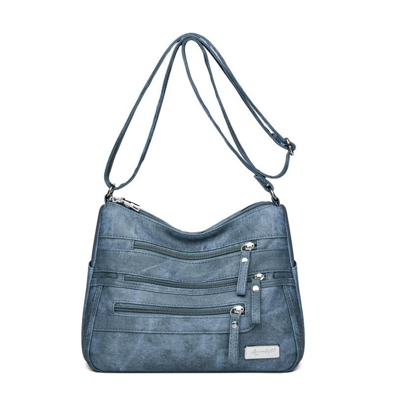 

Multi-pocket Oxford cloth bag New messenger bag One shoulder women s bag Women s bag синий