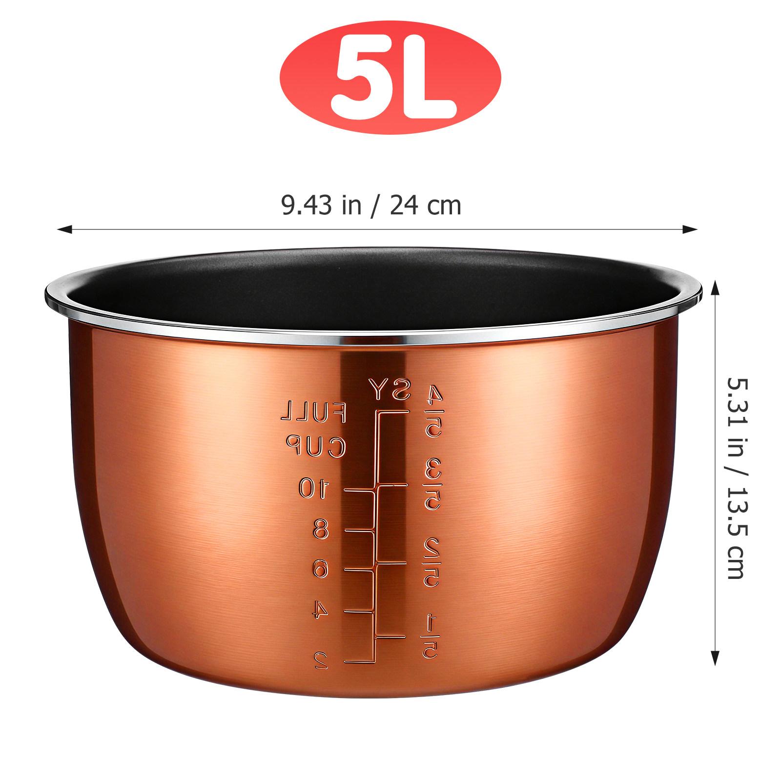 

Electric Pressure Cooker Non-Stick Inner Pot Aluminum Alloy High Temperature Resistant Cooker Liner Pan Rice Soup Cooking