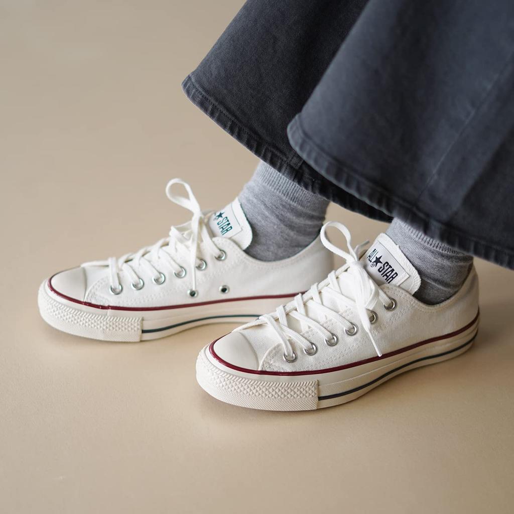 Converse All Star US OX Size Cm Sneakers, White/Tricolor, 23.5