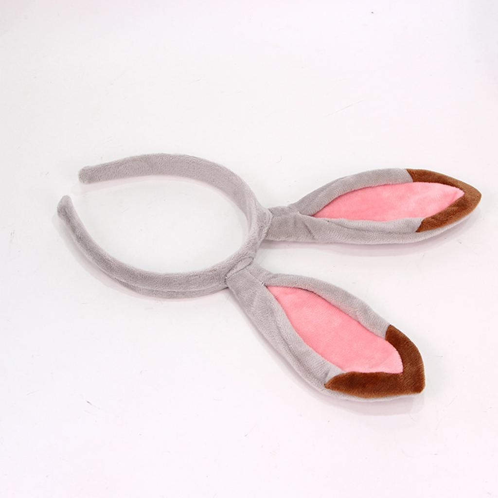 Cute Cosplay Rabbit Ears Hairband Fashion Accessory Women Adult Costume Party Decoration