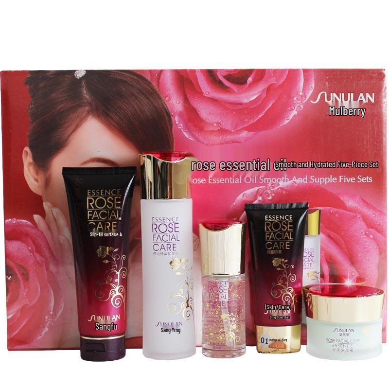 Sanfran Rose Skincare Set - Hydrating Toner, Lotion & Face Cream for Women