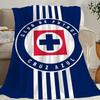 C-Cruz Azul F-Fútbol Club Fußballdecke Decke für Couch Sofa Reisen Zuhause Wandern Picknick Bett Bettwäsche Flanelldecke Geschenk