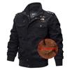 Men's  Winter Military Clothing Zipper Pocket Loose Breathable Coat