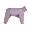 Warm Winter Dog Coat Small To Medium Breeds - 4-Legged Thick Cotton Jacket With Hoodie Style Leash Hole
