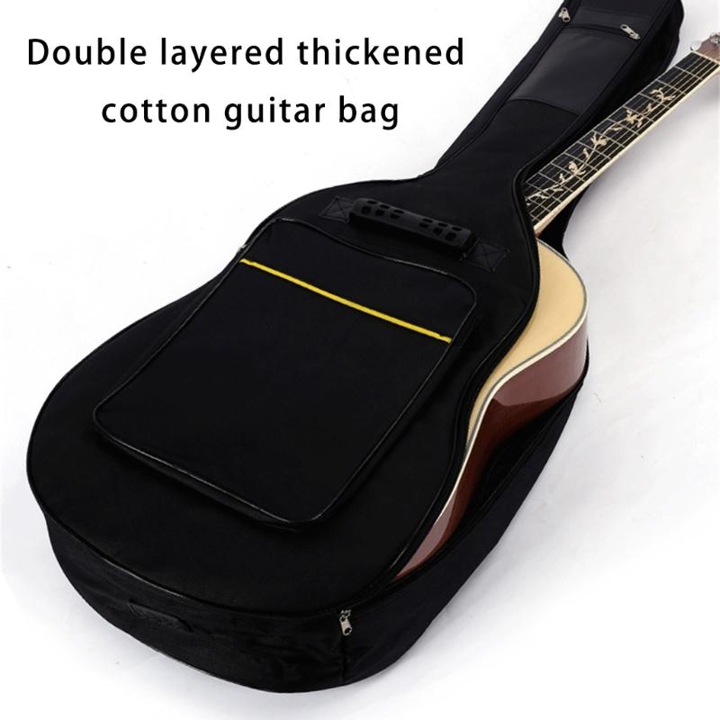 41inch Acoustic Guitar Carrying Bag Electric Guitar Case Backpack Cotton Thicken Padded Guitar Bag Easy to Carry