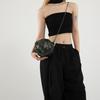 2025 New European & American Halloween Funny Skeleton Chain Crossbody Bag Gothic Style Shoulder Small Round Bag