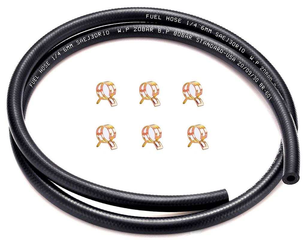 Pronese Fuel Hose, Inner Diameter 0.2 inch (6 mm), Gasoline Hose, 3 Layer Pipe,