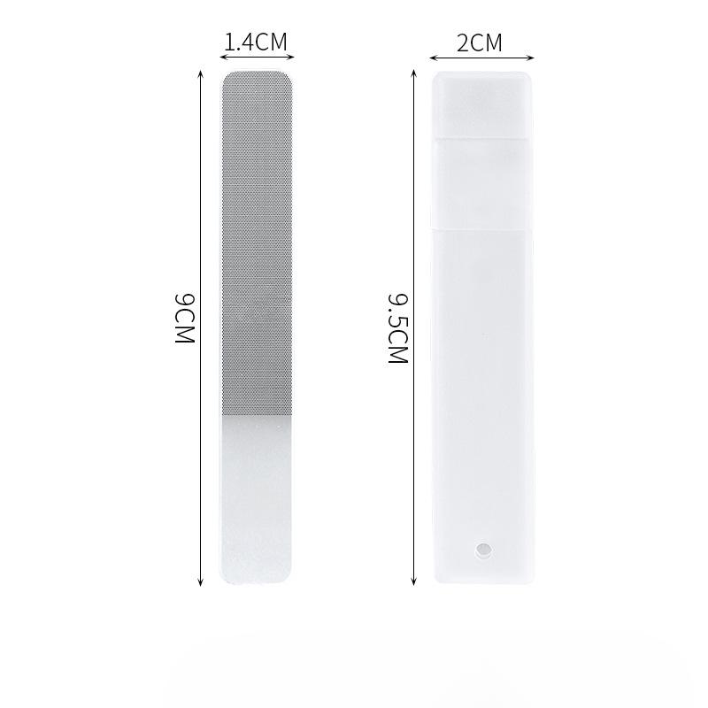 

Нано-стеклянная пилочка для ногтей, полирующий песочный брусок, натирающий маникюр, маникюрный инструмент 9.5*2cm прозрачный