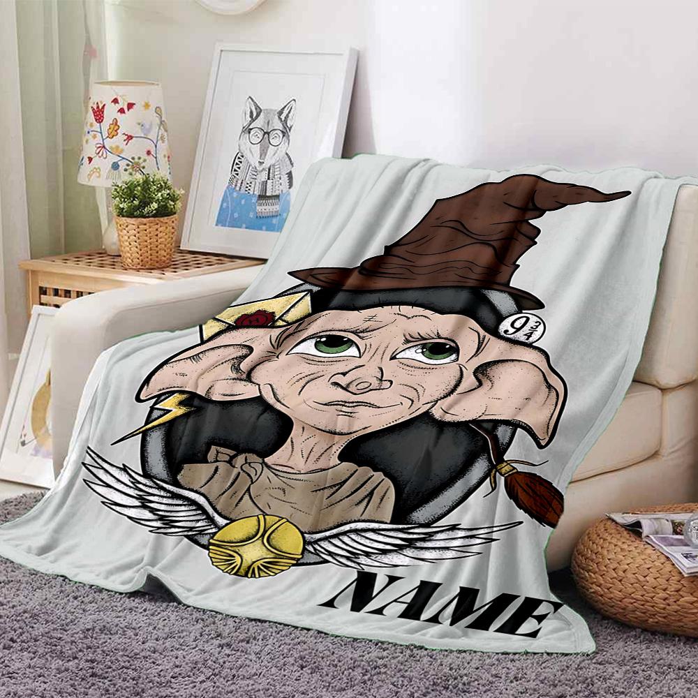 Custom Name "Dark Magic Unleashed" blanket for Couch & Bed, Plush Cozy Fuzzy Blanket Super Soft & Warm Blankets for Fall and Winter. 090888