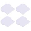 4Pcs Toilet Seat Lifter Self-Adhesive Easy Install Comfortable Handle for Anti-Touching Use Works with Most Toilet Lids