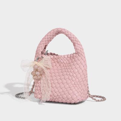 Mini Gewebte Tasche Nischendesign Motorradtasche Modische und Vielseitige Gemüsekorb-Tasche