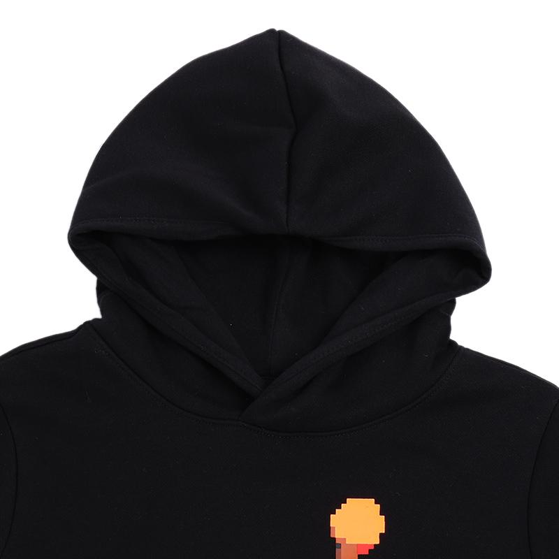 Nike Hoodie Simple Large Logo Sports Casual Pullover Hooded Kids Hoodies Black JD2142025GS-001