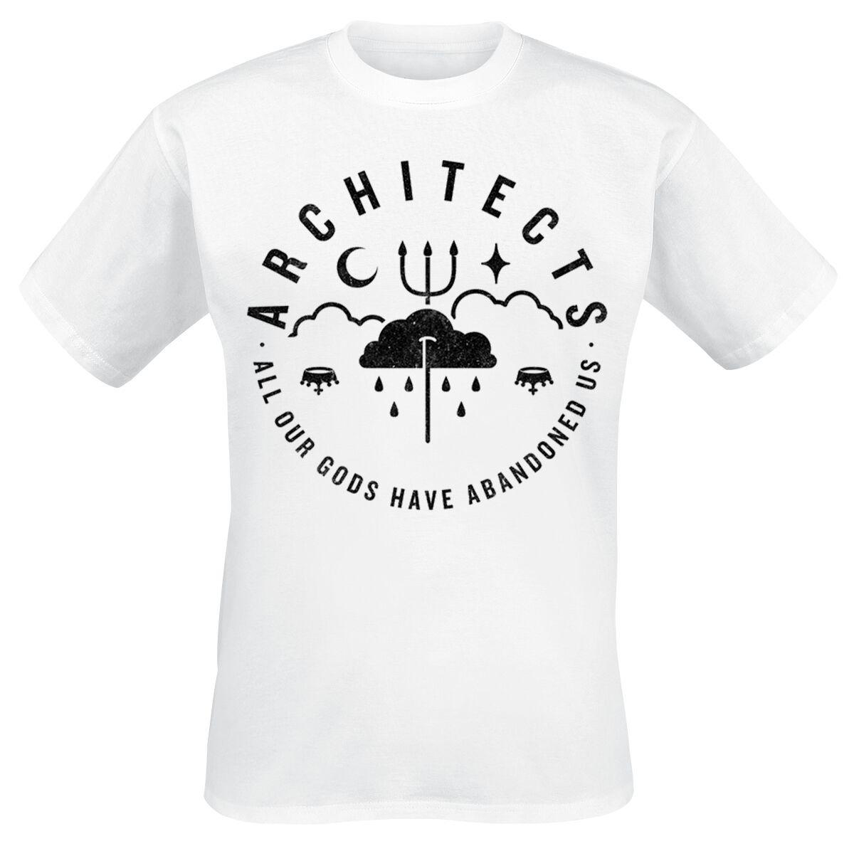 Architects All Our Gods Have Abandoned Us Burning Globe Print Cotton TShirt Metalcore Streetwear Unisex Crew Neck Short Sleeve M