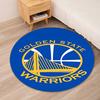 Warriors Printed Round Rug Carpet Chair Rug Area Rug Entryway Doormats,for Office Chair Living Room Bedroom Kitchen Room.