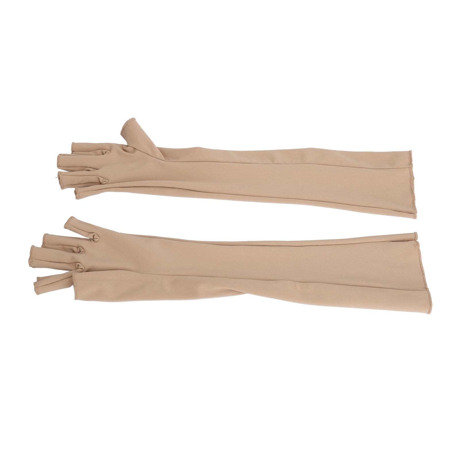 

1 пара компрессионных перчаток для артрита, компрессионные перчатки без пальцев для женщин, мужчин, карпальный туннель