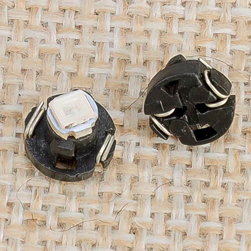 10Pcs Car Blue T3 Neo Wedge 1-SMD LED Cluster trument Dash Gauge Climate Light Bulbs 12V