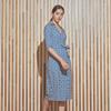 Lipbbam Creora Derosi Cara 3 4 Sleeve Long Wrap Dress Ldm11vl01