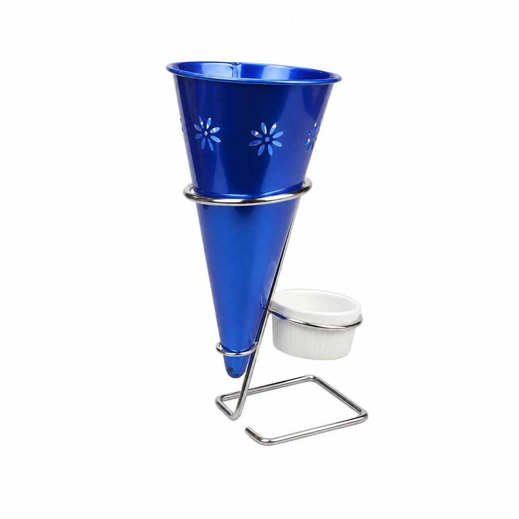 Freestanding Fry and Ice Cream Serving Cone Stable for Restaurants, Parties