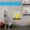 Acryl Klare Bälle Box mit Sockel und Kartenschlitz Acryl Display Halter Softball Schutz Ständer Memorabilia Vitrine