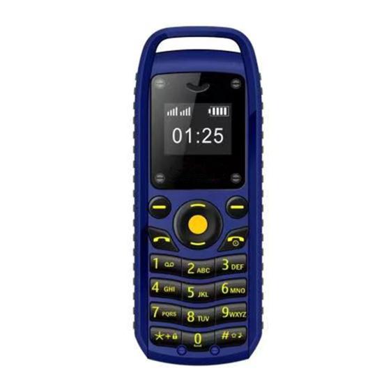 B25 Student Mini Phone Dual SIM-Card Memory Card Support Small Screen Non-Smart No Camera Signal Communication GSM 2G Teens Headset Unlocked Keypad