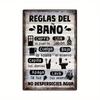 Tin Sign Art Metal Wall Decor 20x30cm Retro Vintage Painting