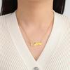  Britain Cayman Islands Map Necklaces Stainless Steel Fashion Grand Cayman Letter Pendant Chain Ethnic Party Jewelry Gift