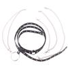 Punk style multi-circle non-punching belt, belt, women's large ring tassel multi-layer metal chain, waist chain