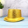 Glitzer Pailletten Zylinder Party Cosplay Magierhut Funkelnder Partyhut für Erwachsene Damen Kostümzubehör