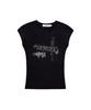 ROCKCAKE Aura Cap Sleeve Top - Black