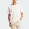 adidas T Shirts Unisex White Crew Neck Moderate Straight Fit IS7493