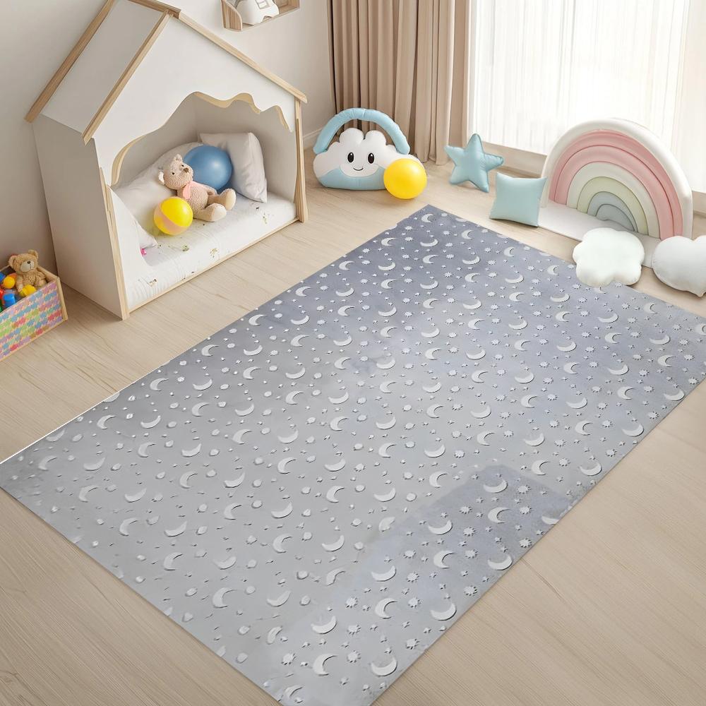 

Star Pattern Carpet Mat Rug Night Sky Design Home Decoration Living Room Bedroom Modern Floor Decor Home Rugs for Bedroom 40x60cm