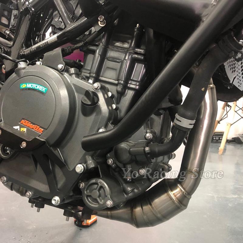 For KTM DUKE 250 390 RC390 KTM250 KTM390 Adventure ADV 2020 - 2024 Motorcycle Exhaust Front Mid Link Pipe Escape Connecting Tube