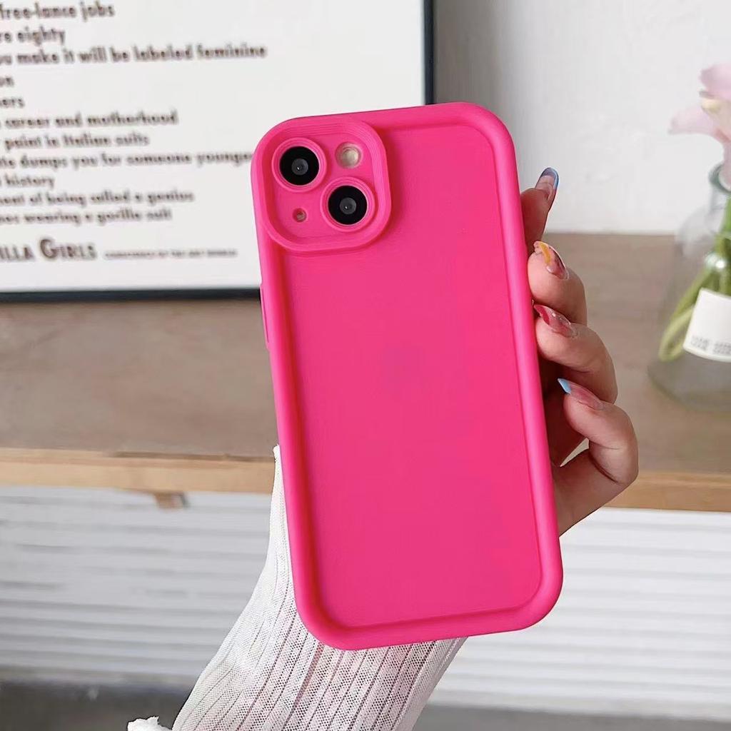 Simple Solid Color Mobile Phone Case Suitable for Apple 17promax Full Inclusive IPhone 16 New Model 15 Anti Fall 14 13Pro
