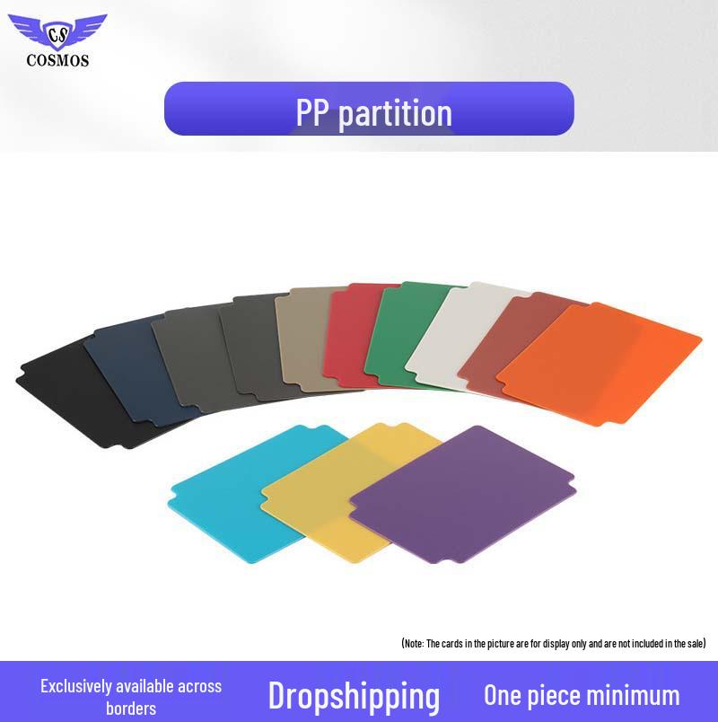 MTG TCG CCG Card Storage Box with Dividers - PP Separator Sheets