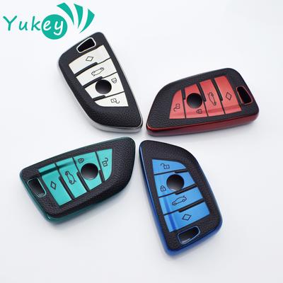 TPU bilfjernkontrollnøkkeldeksel Shell Fob For BMW X1 X3 X5 X6 X7 1 3 5 6 7 Series G20 G30 G11 F15 F16 G01 G02 F48 Nøkkelløs