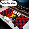 Custom Name Mouse Pad Lion Shield Genoa Mouse Pad, Gaming Mouse Pad, Keyboard Pad, Desk Decor for Computer Notebook Fan Birthday Gift